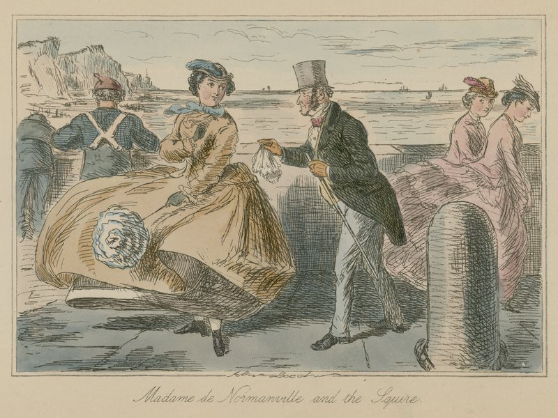 Madame de Normanville i Giermek autorstwa John Leech