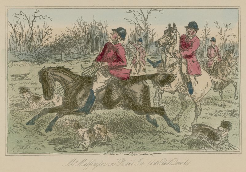 Pan Muffington o Placid Joe późno Pull Devil autorstwa John Leech