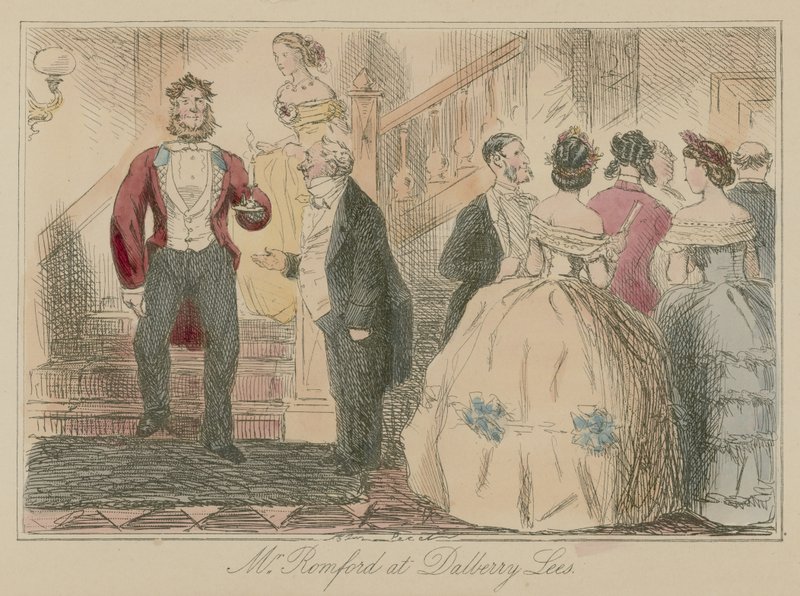 Pan Romford w Dalberry Lees autorstwa John Leech