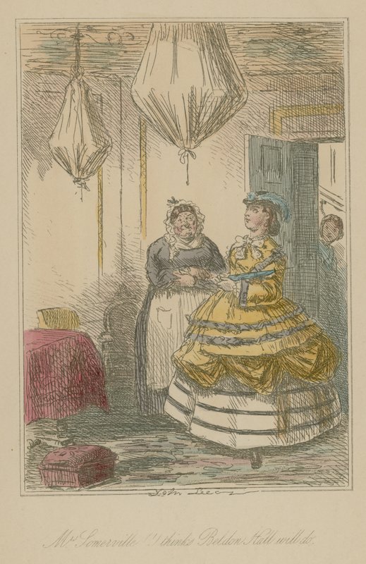 Pani Somerville uważa, że Beldon Hall się nada autorstwa John Leech