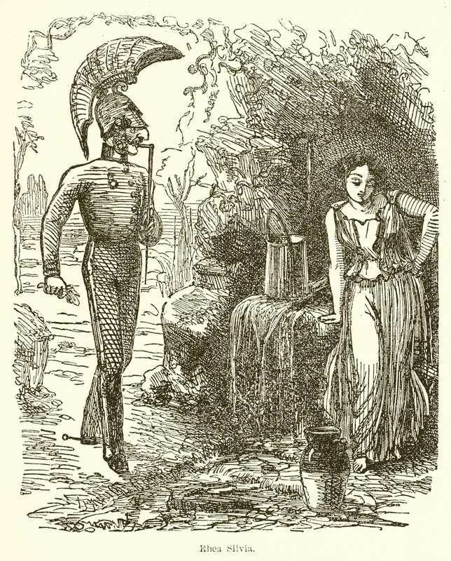 Rea Silvia autorstwa John Leech