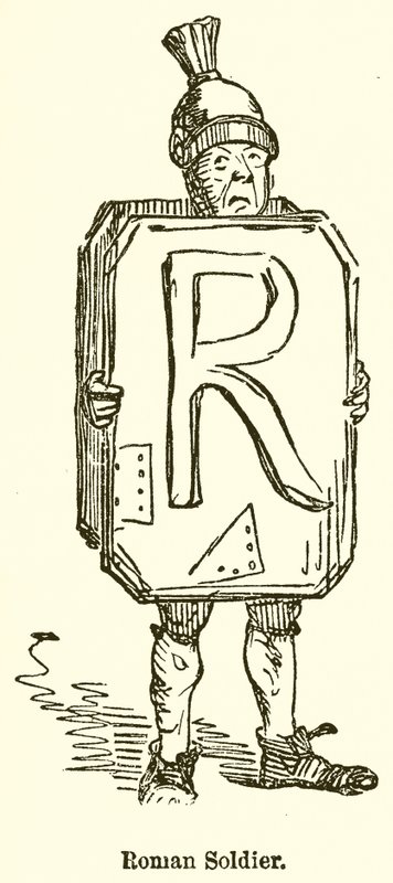 Żołnierz rzymski autorstwa John Leech