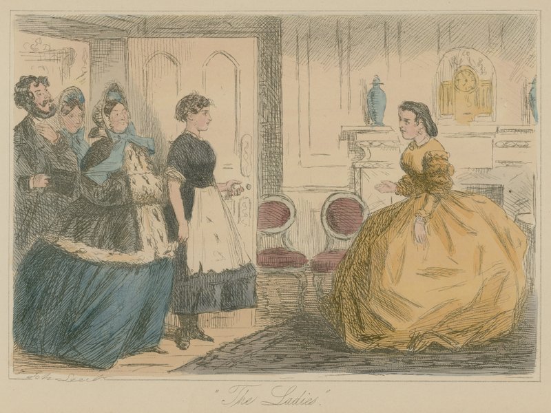 Panie autorstwa John Leech