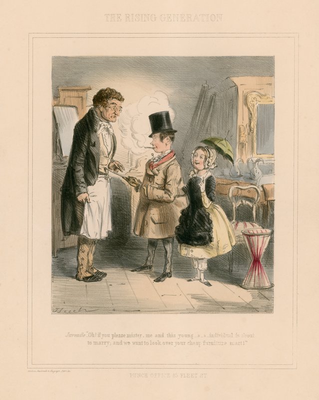 Wschodzące pokolenie autorstwa John Leech