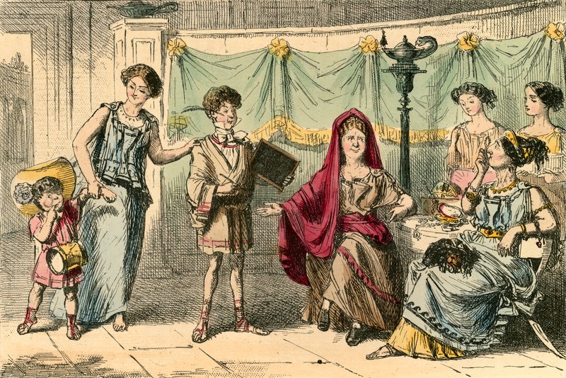 Matka Gracchi autorstwa John Leech