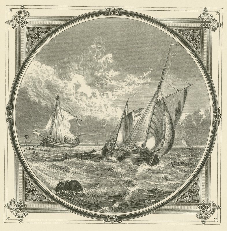 Statek na mieliźnie, to latarnia morska (rycina) autorstwa John Leighton