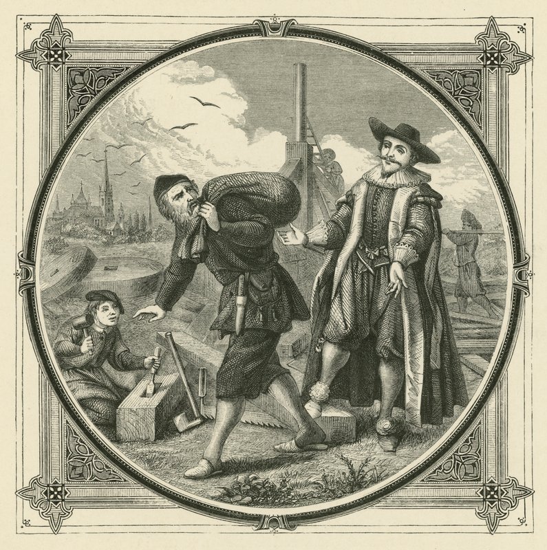 Cały młynek do zmielenia ziarna kukurydzy (grawerowanie) autorstwa John Leighton