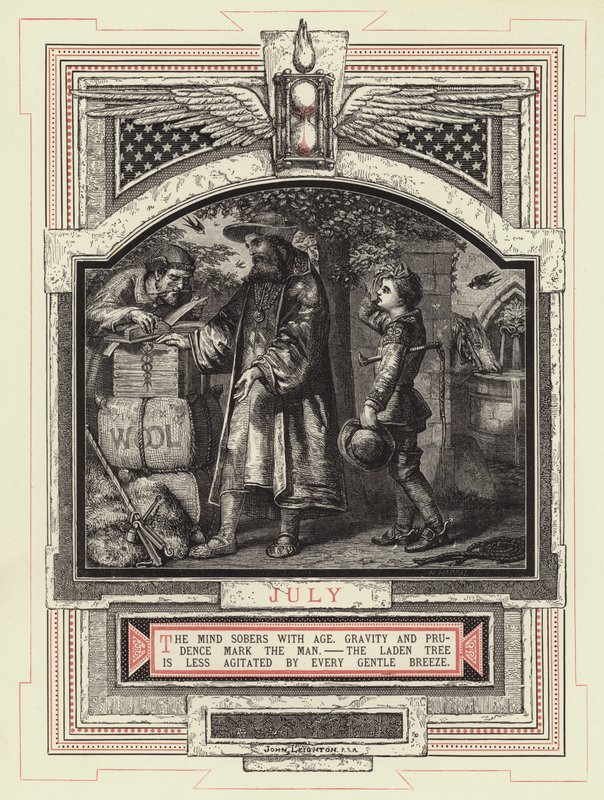 lipiec autorstwa John Leighton