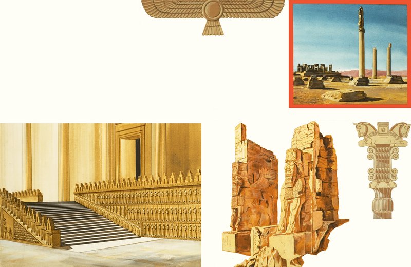 Potężne miasto Persepolis autorstwa John Marshall