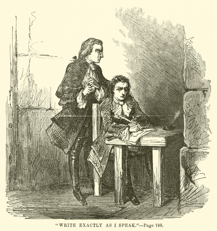 Ilustracja do Opowieści o dwóch miastach autorstwa Charlesa Dickensa autorstwa John McLenan