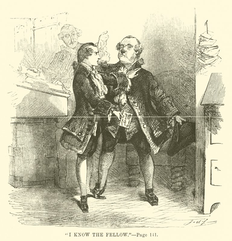 Ilustracja do Opowieści o dwóch miastach autorstwa Charlesa Dickensa autorstwa John McLenan