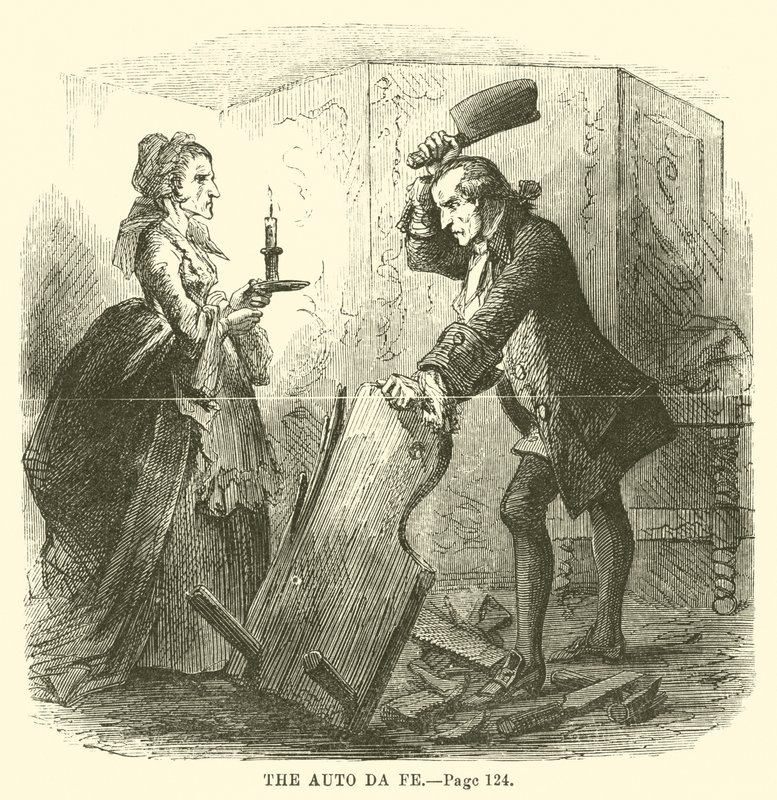 Ilustracja do Opowieści o dwóch miastach autorstwa Charlesa Dickensa autorstwa John McLenan