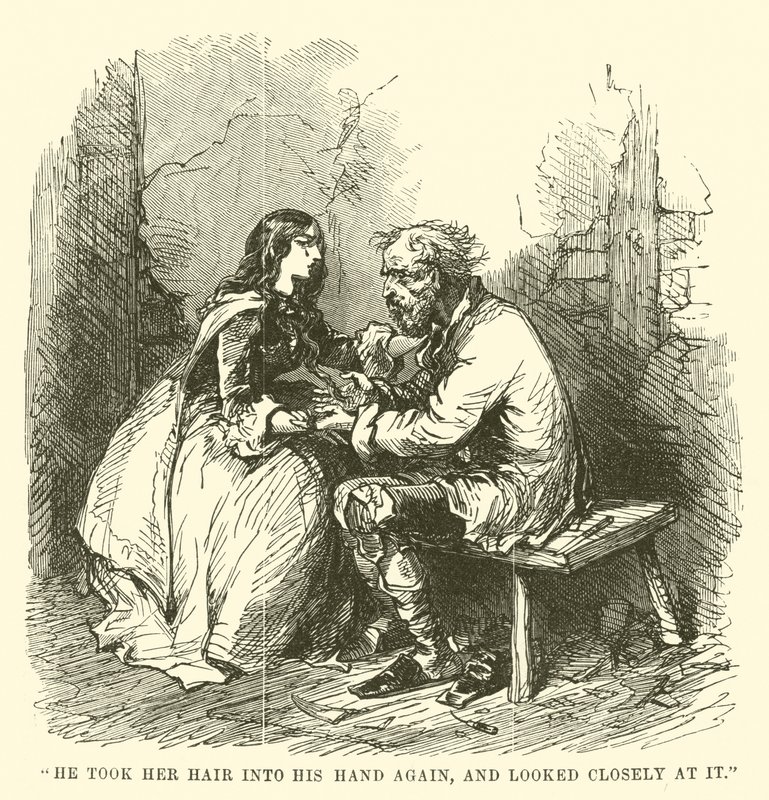 Ilustracja do Opowieści o dwóch miastach autorstwa Charlesa Dickensa autorstwa John McLenan