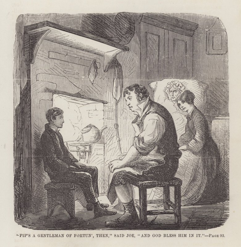 Ilustracja do wielkich oczekiwań autorstwa John McLenan