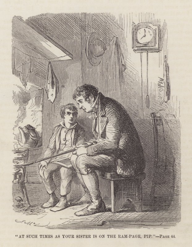 Ilustracja do wielkich oczekiwań autorstwa John McLenan