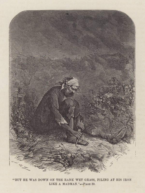 Ilustracja do wielkich oczekiwań autorstwa John McLenan