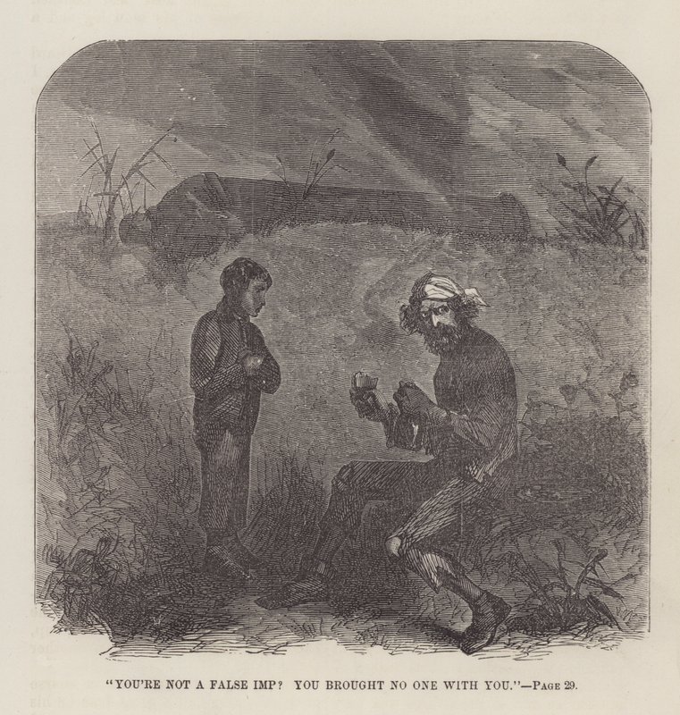 Ilustracja do wielkich oczekiwań autorstwa John McLenan