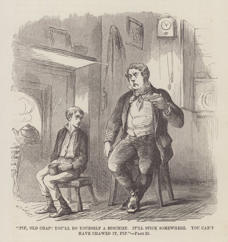 Ilustracja do wielkich oczekiwań autorstwa John McLenan