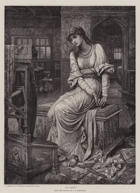 Elaine autorstwa John Melhuish Strudwick