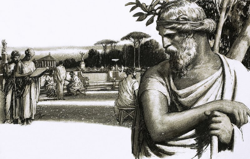 Platon, wielki filozof autorstwa John Millar Watt