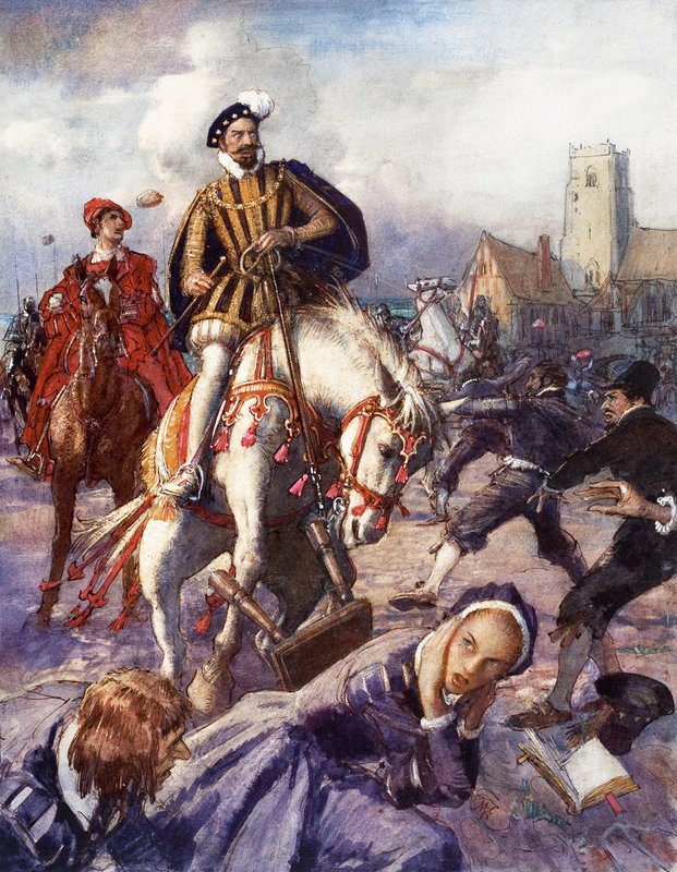 Wspaniała historia Francji: Tragedia w dniu św. Bartłomieja autorstwa John Millar Watt