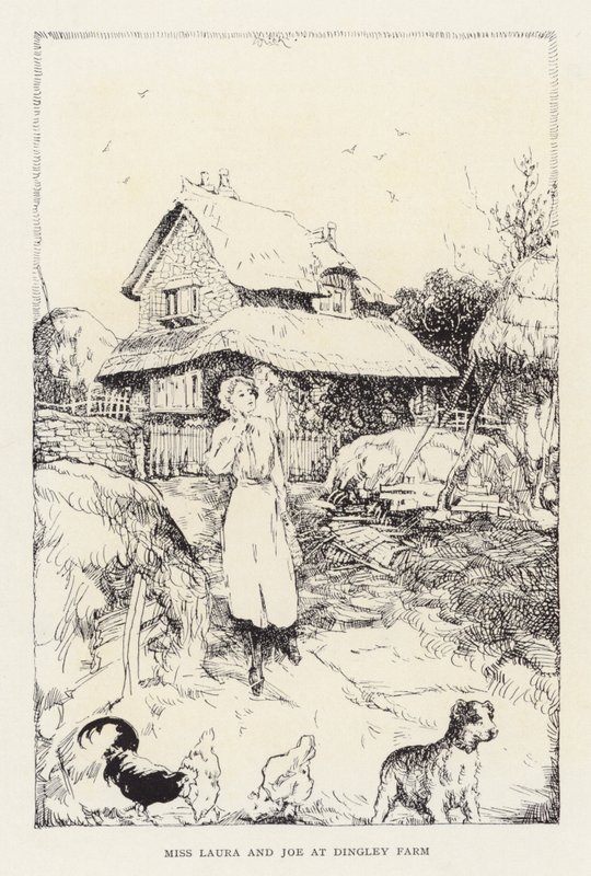 Ilustracja dla Beautiful Joe autorstwa Marshalla Saundersa (litografia) autorstwa John Nicholson