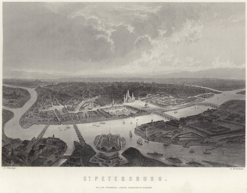 Sankt Petersburg w Rosji autorstwa John Ramage
