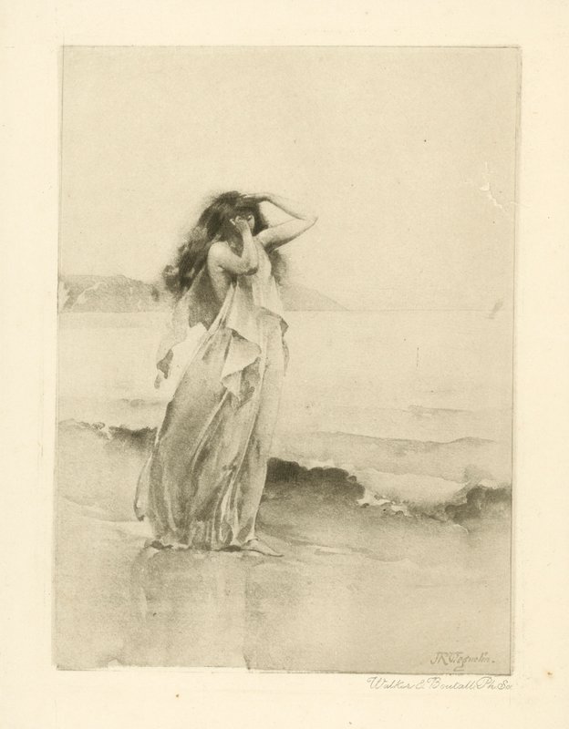 Ilustracja do wierszy Katullusa (fotograwiura) autorstwa John Reinhard Weguelin
