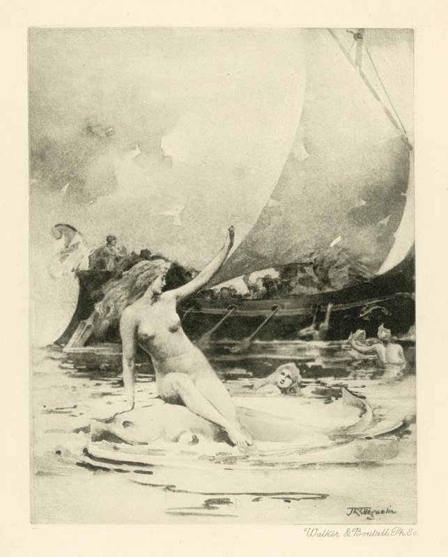 Ilustracja do wierszy Katullusa (fotograwiura) autorstwa John Reinhard Weguelin