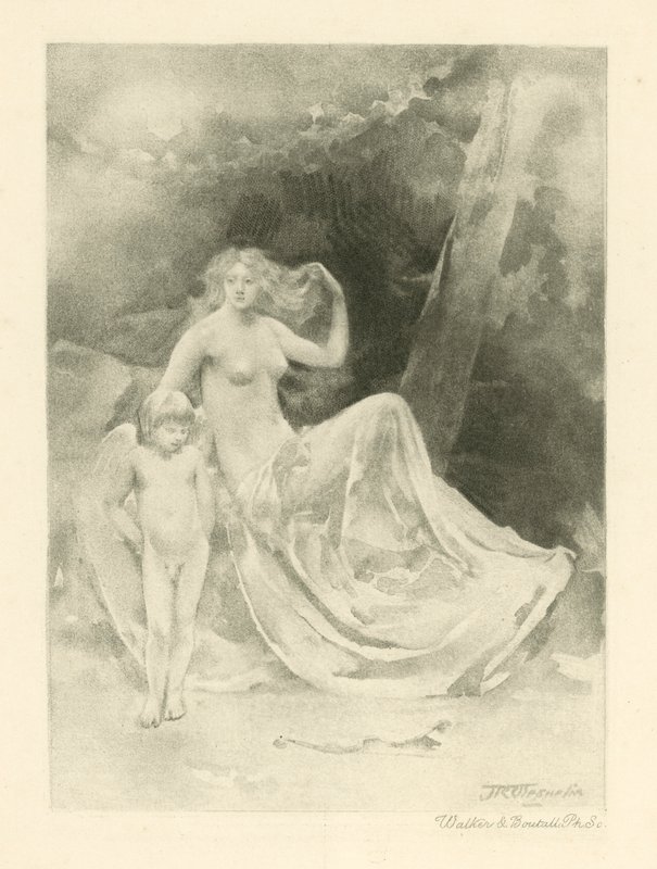 Ilustracja do wierszy Katullusa (fotograwiura) autorstwa John Reinhard Weguelin