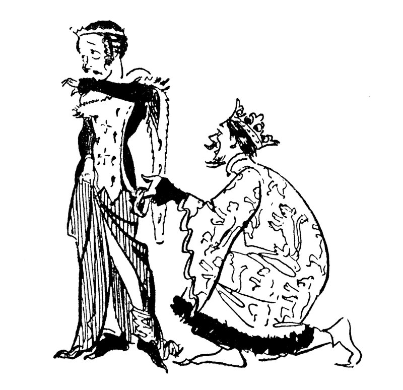 Król Edward III i Podwiązka autorstwa John Reynolds
