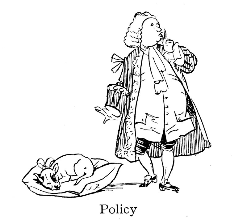 Sir Robert Walpole, Polityka, Niech śpiące psy kłamają autorstwa John Reynolds