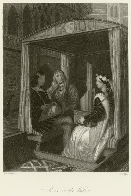 Muzyka na wodzie autorstwa John Rogers Herbert