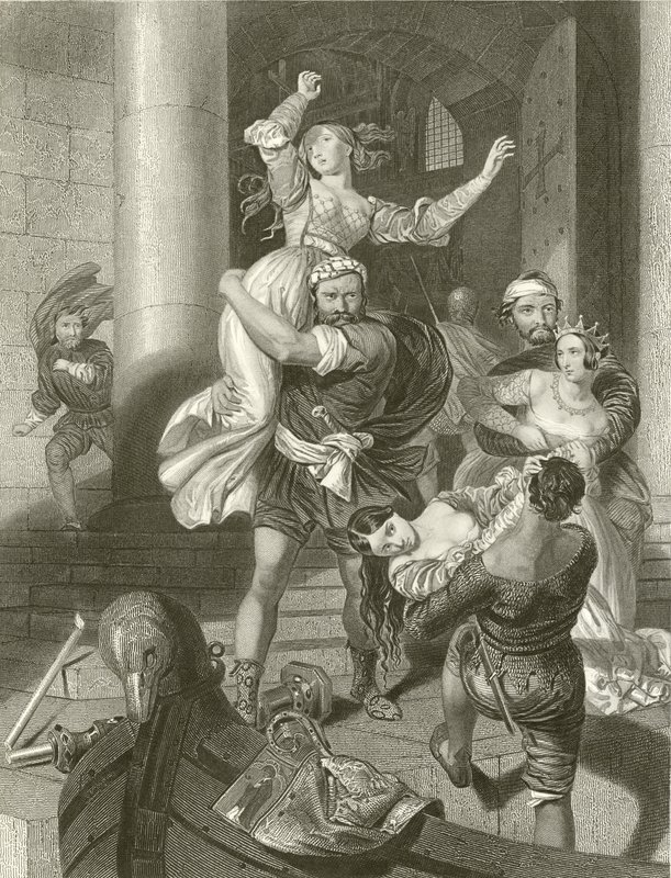 Panny młode z Wenecji autorstwa John Rogers Herbert