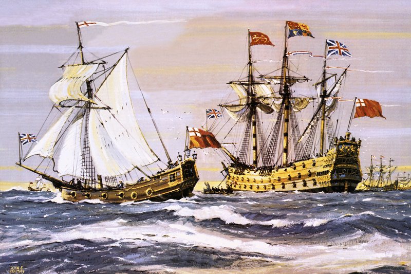 Karol II odwiedzający królewskiego księcia (w 1672 r.) autorstwa John S. Smith