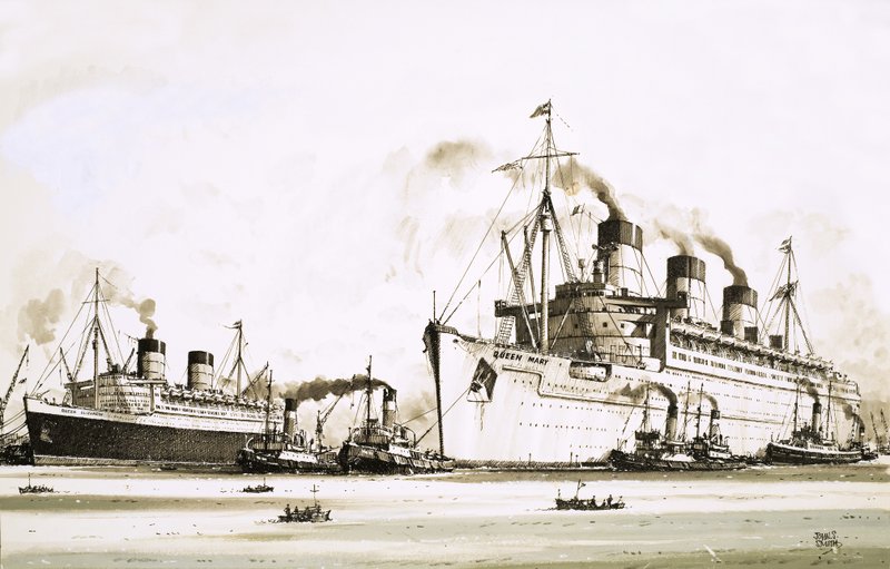 Queen Elizabeth i Queen Mary autorstwa John S. Smith
