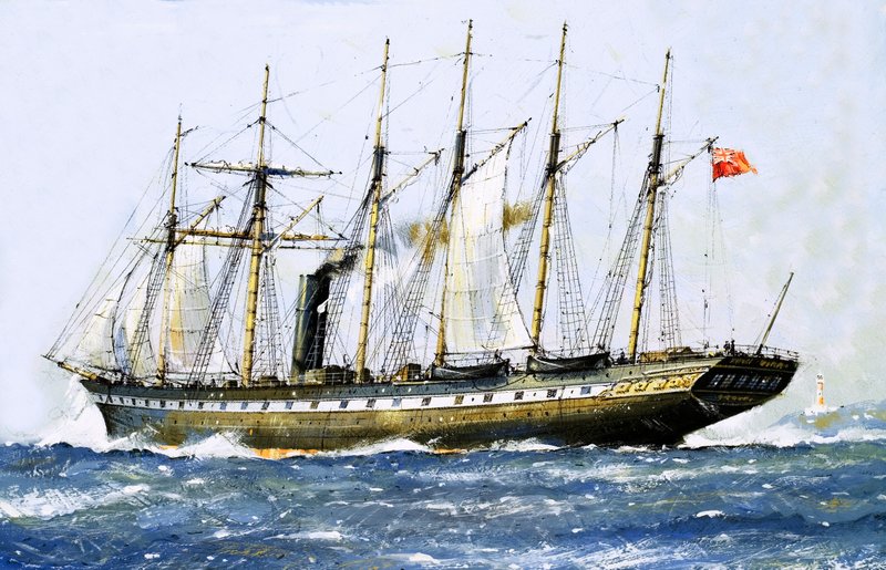 SS Great Britain, najwspanialszy statek Isambarda Kingdoma Brunela autorstwa John S. Smith
