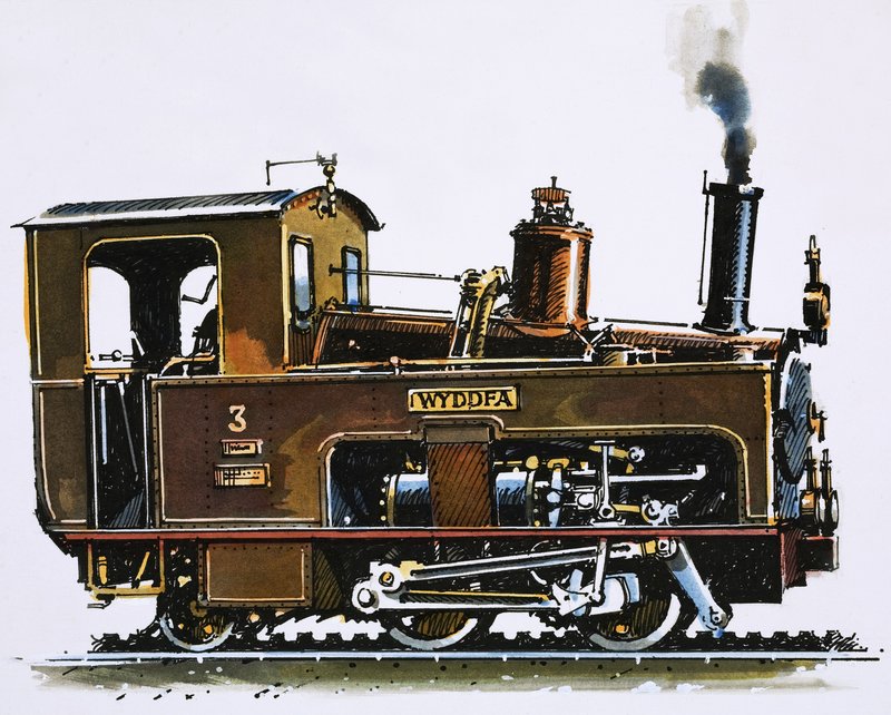 Świat prędkości i mocy: Lokomotywa Snowdon Mountain Railway autorstwa John S. Smith