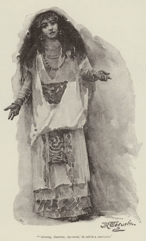 Córka Montezumy — H Rider Haggard autorstwa John Seymour Lucas