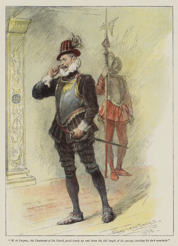 Serce Denise (chromolitho) autorstwa John Seymour Lucas