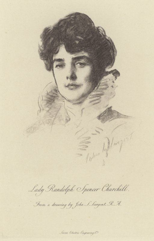 Portret Lady Randolph Churchill autorstwa John Singer Sargent