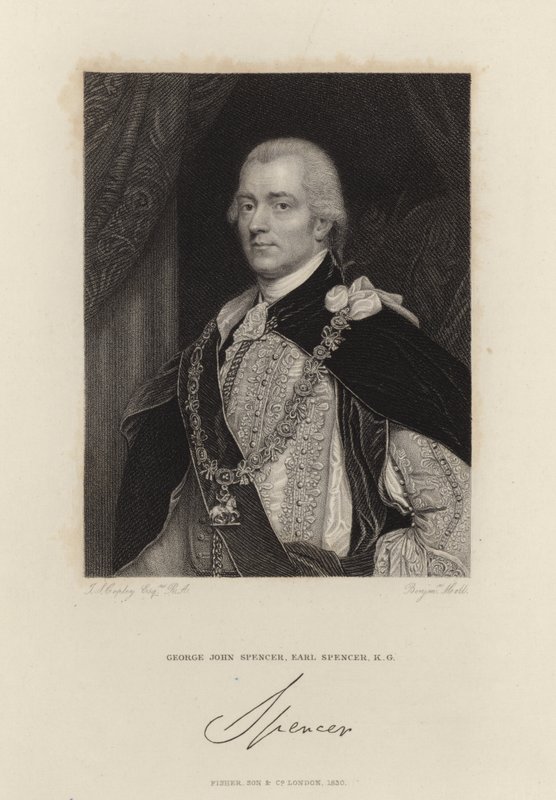 George Spencer, 2. hrabia Spencer autorstwa John Singleton Copley