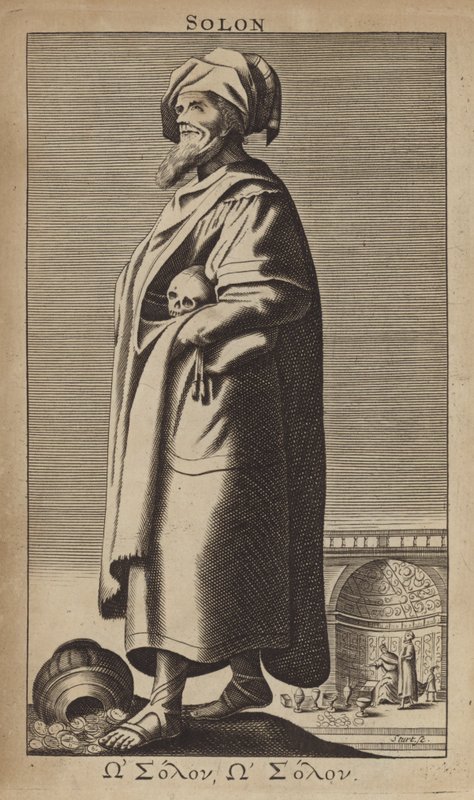 Solon, ateński mąż stanu, prawodawca i poeta autorstwa John Sturt