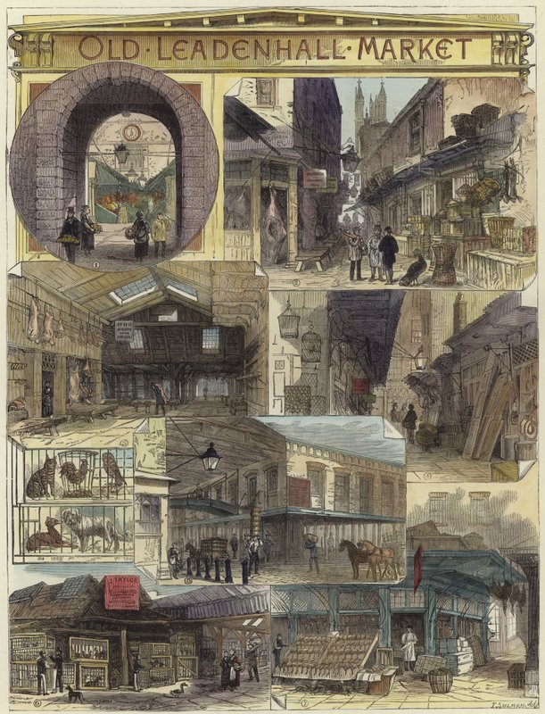 Stary Rynek Leadenhall autorstwa John Sulman