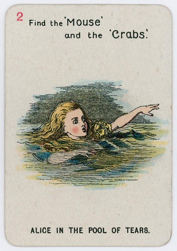 Alicja w sadzawce łez autorstwa John Tenniel