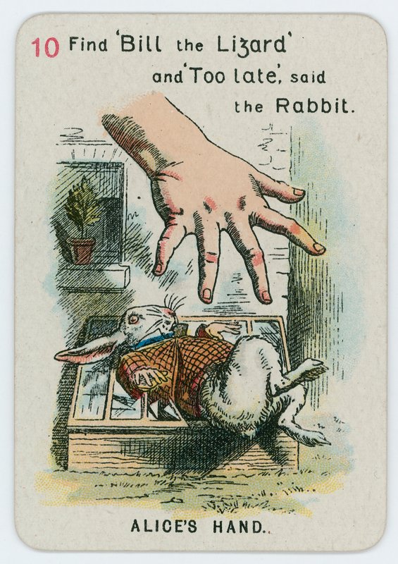 Ręka Alicji autorstwa John Tenniel