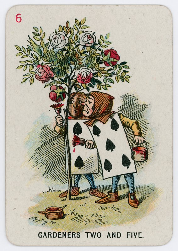 Ogrodnicy dwa i pięć autorstwa John Tenniel