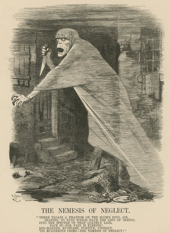 Nemezis zaniedbania autorstwa John Tenniel