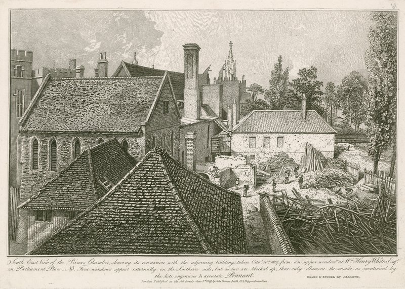 Widok z południowego wschodu na Komnatę Książęcą autorstwa John Thomas Smith
