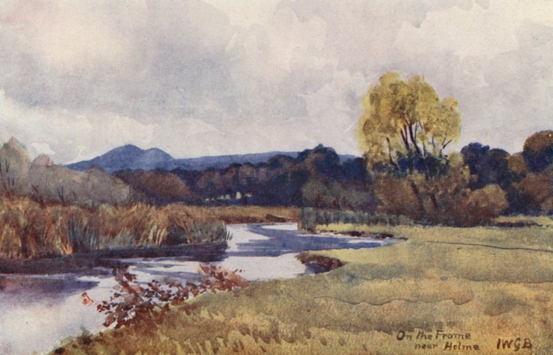 Creech Barrow, z Holme (kolorowa litografia) autorstwa John W.G. Bond